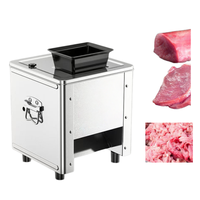Nouvelle petite machine à découper la viande, trancheuse à viande, vente directe usine, machine à découper la viande de poulet pour boucher, machine à trancher