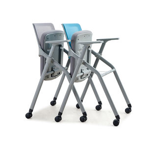 Silla de entrenamiento de estudio de aprendizaje plegable apilable moderna con pies fijos Silla plegable comercial - Product Image 4