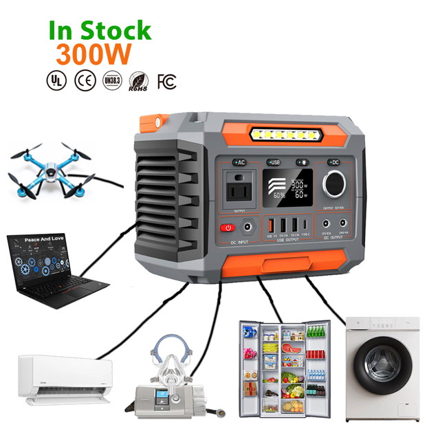 Emergency Lithium Battery 200w Generator Solar Generator 600W 3000W Large Capacity AC DC Portable Power Station 1000w
