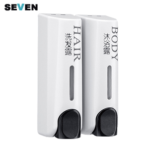 <span class=keywords><strong>Dispensador</strong></span> <span class=keywords><strong>de</strong></span> Jabón Líquido Doble <span class=keywords><strong>de</strong></span> ABS <span class=keywords><strong>para</strong></span> Montar en la <span class=keywords><strong>Pared</strong></span> del Baño, con Botella Recargable, Manual - Product Image 4