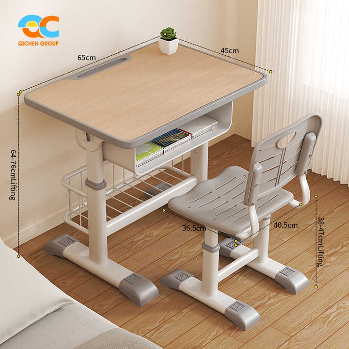 Ergonomic Kids Study Table - Adjustable Height & Solid Wood