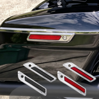 Cache-chaînes de selle moto en promotion - Aluminium et plastique ABS, installation facile pour Touring, Road, Street Glide