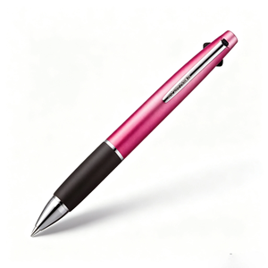 Stylo bille jetstream SXE380005 05 mm, trois couleurs, type à pression, avec grip en caoutchouc, pointe en laiton, recharges remplaçables SXR8005, pour le bureau - Product Image 2