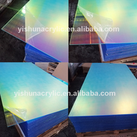 Panneau acrylique irisé de 1 à 20 mm d'épaisseur, couleur arc-en-ciel, PMMA, prix d'usine, vente en gros