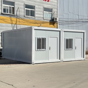 Pronta Consegna HEYING Casa Container Espandibile Prefabbricata 20ft, Villa Moderna Minimalista con Struttura in Cemento e 2 Camere da Letto - Product Image 6