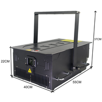 Projecteurs Laser RGB en Aluminium 20W 30W 40W Pleine Couleur pour Extérieur, DJ, Fêtes, Concerts, Festivals de Musique, Animation, Contrôle DMX512, IP65, 40 000