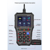 Escáner de Fallas de Vehículos OBD2, Herramienta de Diagnóstico del Motor del Automóvil, Comprobador de Batería, Lector de Códigos