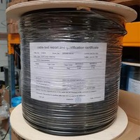 Fábrica al por mayor interior al aire libre 1-12 Core fibra óptica FTTH Drop Cable G652D G657A1 A2 Cables de comunicación de fibra 1km 2km