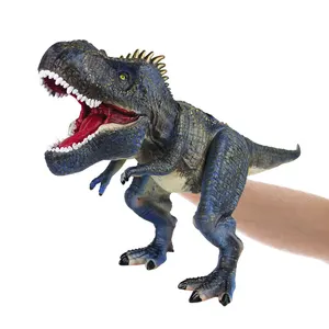 Modelo IC de 29 y 32 pulgadas, juguete grande para bebé, muñeco suave de dinosaurio de goma, marionetas de mano para niños