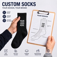 Calcetines Personalizados con Logotipo, MOQ Bajo, Calcetines Deportivos de Algodón para Hombre, Diseño Bordado, Tejido Transpirable y Grueso, Fabricante de Calcetines al Por Mayor
