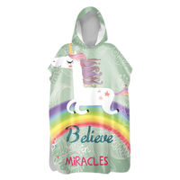 Serviette à capuche en microfibre personnalisée, poncho de plage à séchage rapide, robe de bain à capuche pour la plongée, la natation