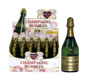 champagne nozze bolla bottiglia trasparente