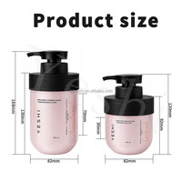 Botol Kemasan Kosmetik Plastik Custom Mewah 300ml 500ml untuk Sampo, Perawatan Kulit, Serum & Lotion dengan Tutup Flip Top
