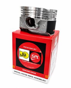Kit d'assemblage de piston pour Bajaj Pulsar NS160 58,00 mm, segment de piston OEM avec revêtement au molybdène, STD, en alliage premium, kit de réparation de moteur de moto - Product Image 3