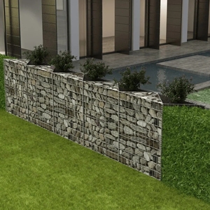 Ngoài trời <span class=keywords><strong>gabion</strong></span> đá giỏ tường với bìa, cảnh quan sân vườn, dây lưới lồng, tường đá, Hàn <span class=keywords><strong>gabion</strong></span> hộp - Product Image 2