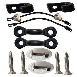 Ensemble de boucles en nylon de 6 mm avec vis pour le camping et l'extérieur - Product Image 1
