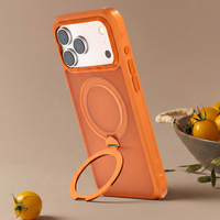 Coque de téléphone pliable anti-chute, anti-collision, antidérapante, avec anneau de maintien, respectueuse de la peau, pour iPhone 18 17 16 Pro Max, usage quotidien