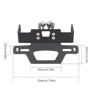 Passend für CB750 Hornet Motorrad Blinker Heck-Schutzblech Kurzer Heck-Kennzeichenhalter - Product Image 4
