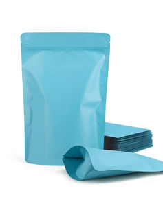 Custom Printed Logo Stock Flat Handle Gray Waterproof Tea PLA Paper <b>Laminated</b> Bags Kraft <b>Pouch</b> for Food - Product Image 6
