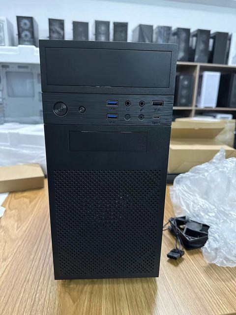 High Quality with Good Price V12 TYPE C Connector USB3.1 Micro ATX Office Computer Case with 200W Power Supply