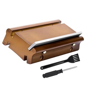 Lime à frettes de <span class=keywords><strong>guitare</strong></span> 4-en-1 durable pour polissage et biseautage, lime à frettes multi-angles en bois, outils de réparation de <span class=keywords><strong>guitare</strong></span> - Product Image 4