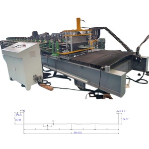 Đứng đường may tấm mái cuộn tạo thành máy thủy lực decoiler tự động Stacker <span class=keywords><strong>18</strong></span> trạm bơm động cơ cho kim loại mái tường - Product Image 1