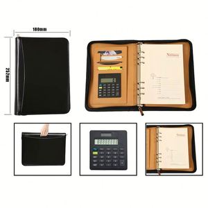 Wholesale Custom Leather Pu Notebook Set <b>A5</b> Business <b>Notepad</b> Office Gift Personalized With Logo - Product Image 4