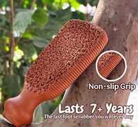 Grattoir à pieds double face écologique dissolvant de callosités vente en gros épurateur de pieds en céramique produit de poterie et d'émail