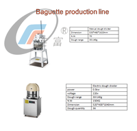 Machine de Ligne de Production LIANFU Façonneuse à Baguettes et Pains de Boulangerie, Mélangeur de Pâte pour Pain Long Français, Motorisée Diesel, pour Moulage de Noix