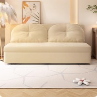 Sofá cama de tela de 1,8 metros, doble propósito, plegable, multifuncional, para sentarse y dormir, para salas de estar pequeñas y dormitorios