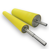 Rubber Gecoate Cilinderrol Voor Verpakkingslijn Staal En Rubberen Roller Voor Verpakkingsindustrie