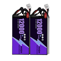 Batterie semi-solide rechargeable Liansi, nouvelle génération, haute capacité, lithium polymère 6S 12000mAh 22.2V, pour drone