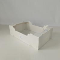 Caisse en plastique alvéolée de 3 mm pour brocoli, pliable, empilable, recyclable, étanche, de qualité alimentaire, pour légumes et riz