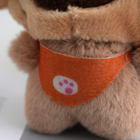 Jouet pour chaton en peluche super doux et mignon, porte-clés, cosplay, animal en peluche pour enfants et adultes, avec un design de poisson Taiyaki, accessoires