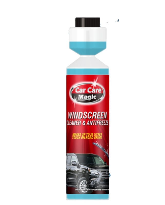 Concentrated Fluid Windshield Washer Cleaner Reveal