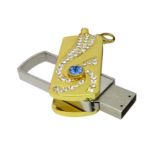 Promotion Gift Crystal Diamond Swivel Usb Flash Drive High Quality Jewelry USB Thumb Drive