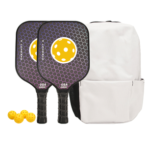 Paleta de Pickleball de superficie de fibra de carbono de alto rendimiento para control y potencia - Product Image 2