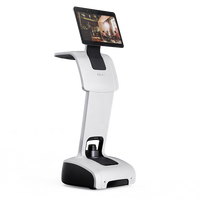 Robot Educativo Temi S1 para Niños, Aprendizaje y Enseñanza, Pantalla Táctil de 13.3 Pulgadas, Resolución 1920x1080, Carga Automática, Programación Robótica
