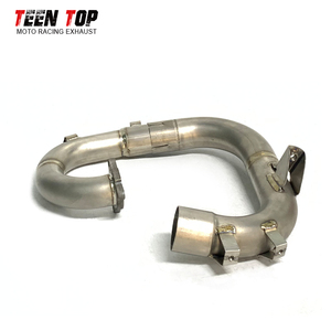 Cabezal de escape para Yamaha YZ450F 2014-2017 <span class=keywords><strong>WR450F</strong></span> <span class=keywords><strong>2016</strong></span>-2018 Tubo delantero de escape de motocicleta - Product Image 2