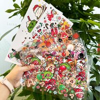 Diseña Envolturas Personalizadas para Vasos con Bordado 3D UV Impermeable de Poliéster, Impresión por Transferencia de Calor Lavable para Navidad