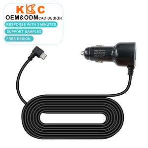 Cable de Alimentación para Cámara de Coche Tipo C, Encendedor de Cigarrillos a Conector USB-C, Cable Convertidor de Corriente de Alta Resistencia de 12V 24V, Adaptador de Cargador para Coche - Product Image 1