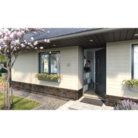 Panneau de plafond extérieur imperméable anti-UV en composite bois-plastique (WPC)