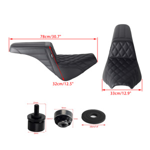 Almohadilla de Gel para Asiento de Motocicleta, Cojín de Pasajero para Softail Street Bob Slim Standard Deluxe Heritage Classic 114 FXBB <span class=keywords><strong>FXBBS</strong></span> 2018-2024 - Product Image 6