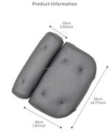 Approvisionnement d'usine Portable séchage rapide 3D Air Mesh oreiller de bain petite commande autorisée oreiller de voyage pour les loisirs de baignoire