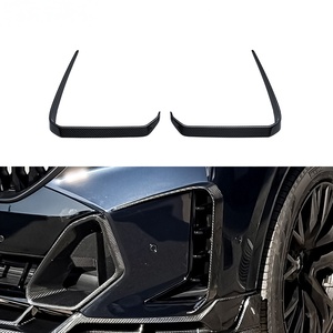 Ailerons latéraux de pare-chocs avant en fibre de carbone sèche préimprégnée haute brillance, séparateurs aérodynamiques pour BMW G06 LCI X6 <span class=keywords><strong>2023</strong></span>-2026 - Product Image 1
