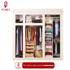 YG-72 Promozione di Fabbrica <span class=keywords><strong>Armadio</strong></span> a 3 <span class=keywords><strong>Ante</strong></span> <span class=keywords><strong>Scorrevoli</strong></span> in Legno Guardaroba per Camera da Letto Domestica - Product Image 3