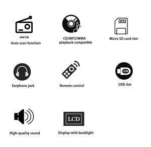 Boombox <span class=keywords><strong>CD</strong></span> portable avec <span class=keywords><strong>radio</strong></span> FM AM ATS Télécommande alimentée par batterie/USB TF Lecteur <span class=keywords><strong>CD</strong></span> de lecture de carte <span class=keywords><strong>Combo</strong></span> - Product Image 6