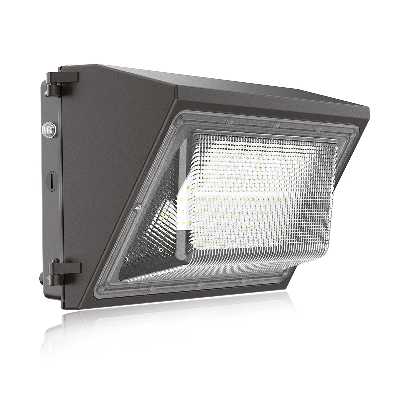 Test honnête 15600LM 120W LED Wall Pack Light avec capteur de cellule photoélectrique CETL DLC, lumière du jour 5000K éclairage de sécurité extérieur forrGarden