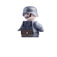 Mini askeri WW1 WW2 rakamlar alman ordusu abd ordusu tankı komando asker silah tabancaları ile Swat serisi yapı taşları çocuklar oyuncak