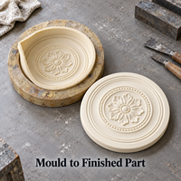 Moulure de plafond en résine Tietuo + noyau en élastomère PU C258-G3, texture fine, partenaire de moules longue durée, service de réparation de moules